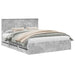 Cadru de pat Gri din beton 160 x 200 cm Lemn Ingineresc - WALTI WALTI