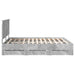 Cadru de pat Gri din beton 160 x 200 cm Lemn Ingineresc - WALTI WALTI