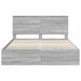 Cadru de pat cu sertar Gri Sonoma 160 x 200 cm Lemn Ingineresc - WALTI WALTI