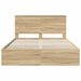 Cadru de pat Stejar Sonoma 150 x 200 cm Lemn Ingineresc - WALTI WALTI