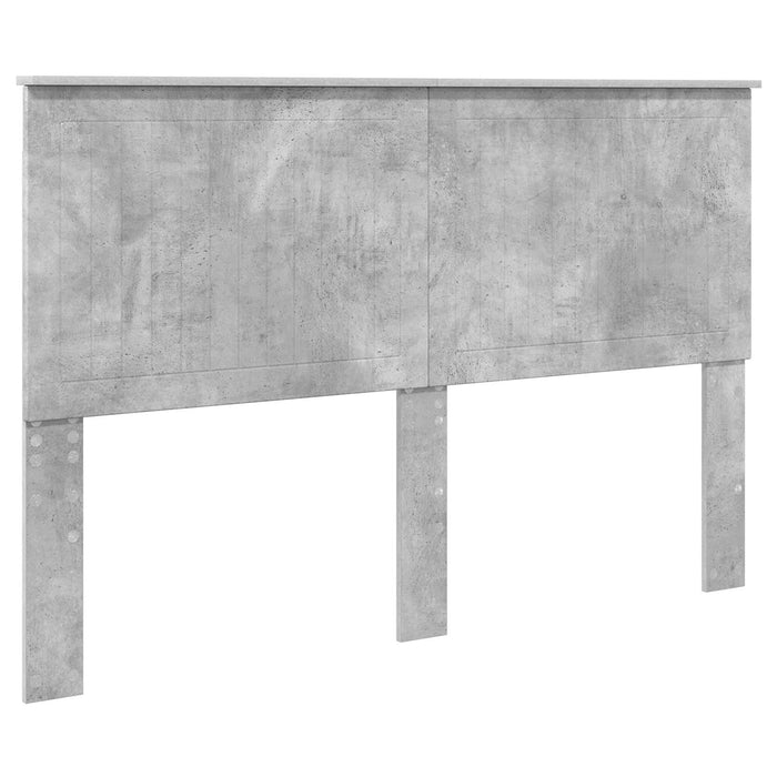 Cadru de pat Gri din beton 150 x 200 cm Lemn Ingineresc - WALTI WALTI