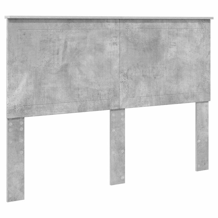 Cadru de pat Gri din beton 140 x 190 cm Lemn Ingineresc - WALTI WALTI