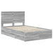 Cadru de pat cu sertar Gri Sonoma 120 x 190 cm Lemn Ingineresc - WALTI WALTI