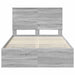 Cadru de pat cu sertar Gri Sonoma 120 x 190 cm Lemn Ingineresc - WALTI WALTI