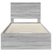 Cadru de pat cu sertar Gri Sonoma 100 x 200 cm Lemn Ingineresc - WALTI WALTI