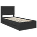 Cadru de pat cu sertar Negru 90 x 200 cm Lemn Ingineresc - WALTI WALTI