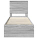 Cadru de pat cu sertar Gri Sonoma 75 x 190 cm Lemn Ingineresc - WALTI WALTI