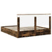 Pat cu storage Stejar fumuriu 180 x 200 cm Lemn compozit - WALTI WALTI