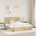 Pat cu storage Stejar Sonoma 160 x 200 cm Lemn compozit - WALTI WALTI