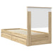 Pat cu storage Stejar Sonoma 75 x 190 cm Lemn compozit - WALTI WALTI