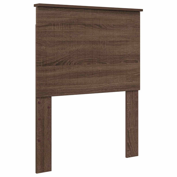 Pat cu storage Stejar închis 75 x 190 cm Lemn compozit - WALTI WALTI