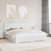 Cadru de pat cu headboard Alb 180 x 200 cm Lemn compozit - WALTI WALTI