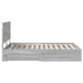 Cadru de pat cu headboard Gri Sonoma 140 x 190 cm Lemn compozit - WALTI WALTI