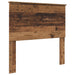 Cadru de pat cu headboard Lemn vechi 100 x 200 cm Lemn compozit - WALTI WALTI