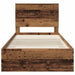 Cadru de pat cu headboard Lemn vechi 100 x 200 cm Lemn compozit - WALTI WALTI