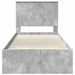 Cadru de pat cu sertar Gri din beton 90 x 200 cm Lemn compozit - WALTI WALTI
