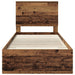 Cadru de pat cu headboard Lemn vechi 90 x 200 cm Lemn compozit - WALTI WALTI