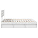 Cadru de pat cu headboard Alb 180 x 200 cm Lemn de pin masiv - WALTI WALTI