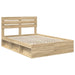 Cadru de pat cu headboard Sonoma 160 x 200 cm Lemn de pin masiv - WALTI WALTI