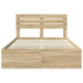 Cadru de pat cu headboard Sonoma 160 x 200 cm Lemn de pin masiv - WALTI WALTI