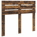 Cadru de pat Stejar fumuriu 135 x 190 cm Lemn de pin masiv - WALTI WALTI