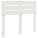 Cadru de pat cu headboard Alb 120 x 190 cm Lemn de pin masiv - WALTI WALTI