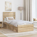 Cadru de pat cu headboard Sonoma 90 x 190 cm Lemn de pin masiv - WALTI WALTI
