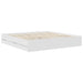 Cadru de pat cu sertar Alb 200 x 200 cm Lemn Ingineresc - WALTI WALTI