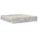 Cadru de pat Gri din beton 200 x 200 cm Lemn Ingineresc - WALTI WALTI
