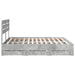 Cadru de pat Gri din beton 180 x 200 cm Lemn Ingineresc - WALTI WALTI