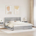 Cadru de pat cu sertar Gri Sonoma 180 x 200 cm Lemn Ingineresc - WALTI WALTI