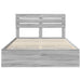 Cadru de pat cu sertar Gri Sonoma 150 x 200 cm Lemn Ingineresc - WALTI WALTI