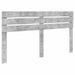 Pat cu storage Gri din beton 180 x 200 cm Lemn compozit - WALTI WALTI