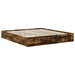 Pat cu storage Stejar fumuriu 180 x 200 cm Lemn compozit - WALTI WALTI