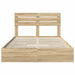 Pat cu storage Stejar Sonoma 160 x 200 cm Lemn compozit - WALTI WALTI