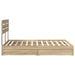 Pat cu storage Stejar Sonoma 160 x 200 cm Lemn compozit - WALTI WALTI