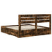 Cadru de pat cu sertar cu headboard cu depozitare Lemn compozit - WALTI WALTI