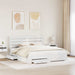 Cadru de pat cu sertar cu headboard cu depozitare Lemn compozit - WALTI WALTI