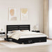 Cadru de pat cu sertar cu headboard cu depozitare Lemn compozit - WALTI WALTI