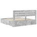Cadru de pat cu sertar cu headboard cu depozitare Lemn compozit - WALTI WALTI