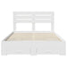 Cadru de pat cu sertar cu headboard cu depozitare Lemn compozit - WALTI WALTI