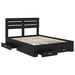 Cadru de pat cu sertar cu headboard cu depozitare Lemn compozit - WALTI WALTI