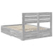 Cadru de pat cu sertar cu headboard cu depozitare Lemn compozit - WALTI WALTI