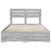 Cadru de pat cu sertar cu headboard cu depozitare Lemn compozit - WALTI WALTI