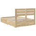 Cadru de pat cu sertar cu headboard cu depozitare Lemn compozit - WALTI WALTI