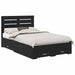 Cadru de pat cu sertar cu headboard cu depozitare Lemn compozit - WALTI WALTI