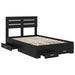 Cadru de pat cu sertar cu headboard cu depozitare Lemn compozit - WALTI WALTI