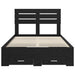 Cadru de pat cu sertar cu headboard cu depozitare Lemn compozit - WALTI WALTI
