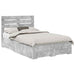 Cadru de pat cu sertar cu headboard cu depozitare Lemn compozit - WALTI WALTI