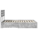 Cadru de pat cu sertar cu headboard cu depozitare Lemn compozit - WALTI WALTI